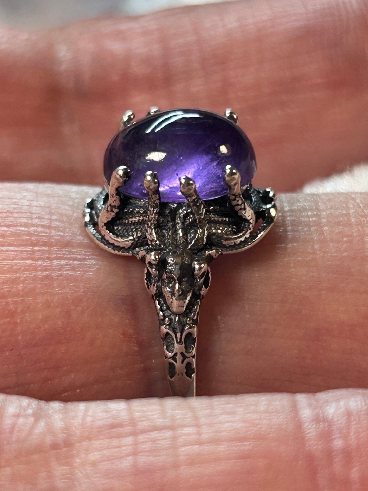 Sterling Silver Medusa Snake Ring Celtic Dragon Jewellery