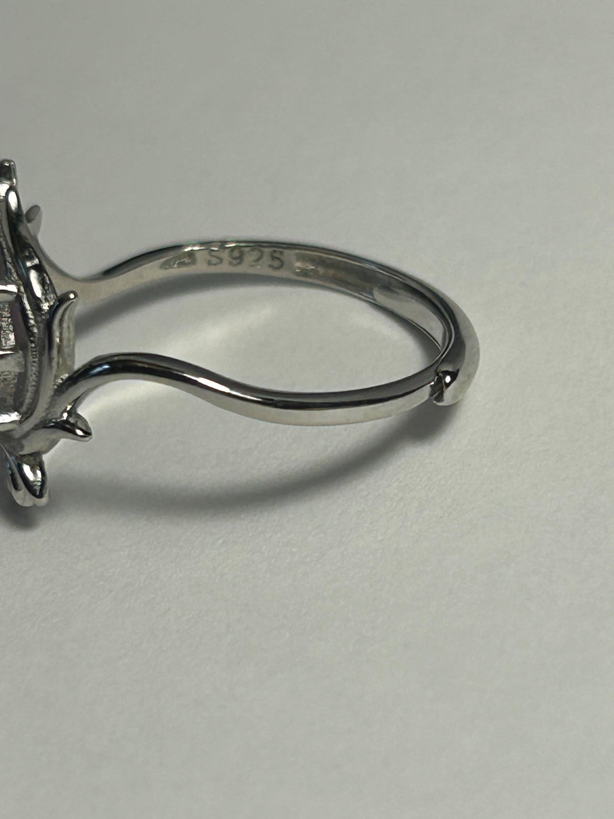 Winged Amethyst Ring in 925 Sterling Silver - Adjustable Dark Angel Jewellery
