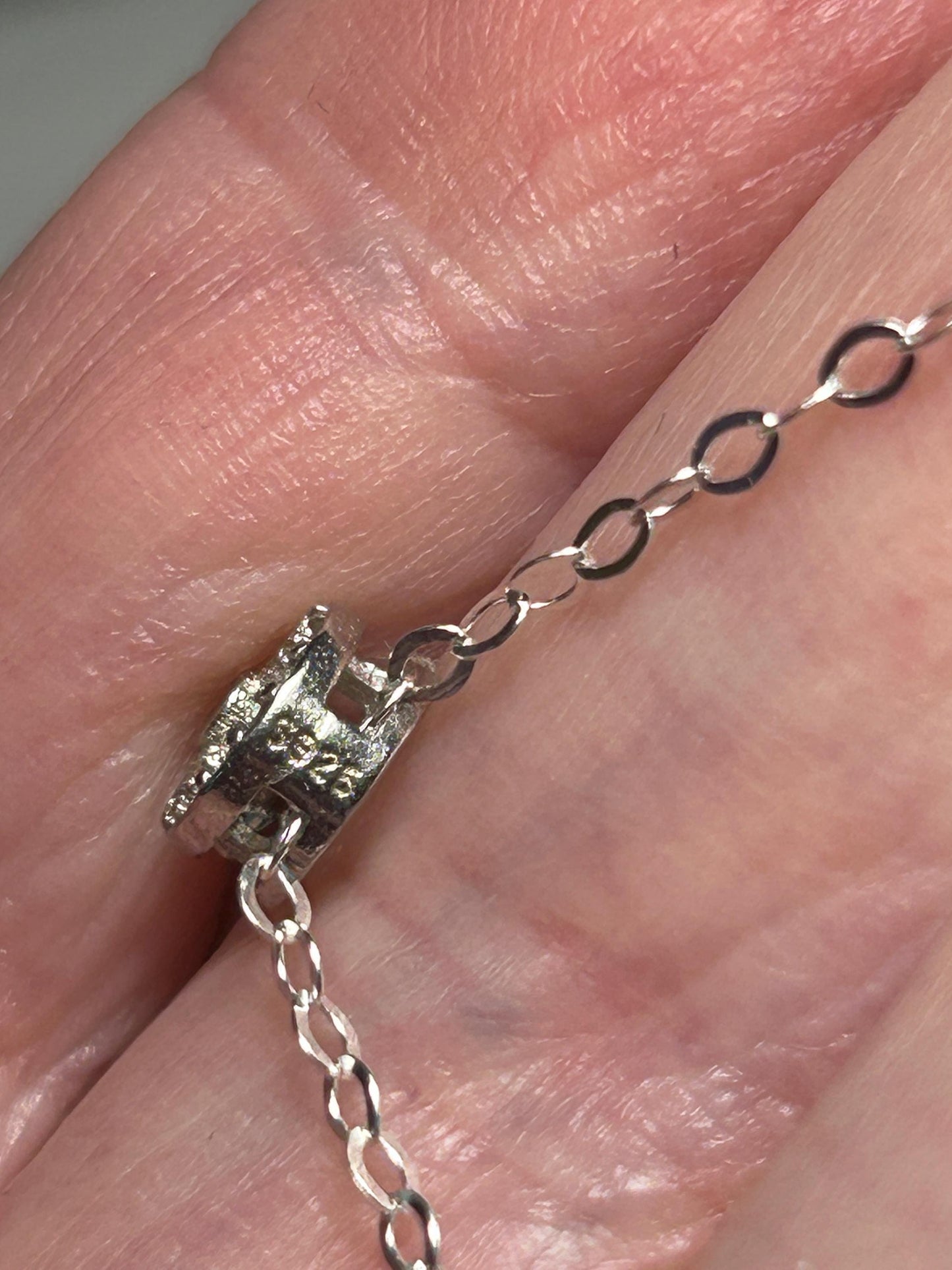 Sterling Silver Peacock Feather Pendant: Rainbow Opal & CZ Necklace