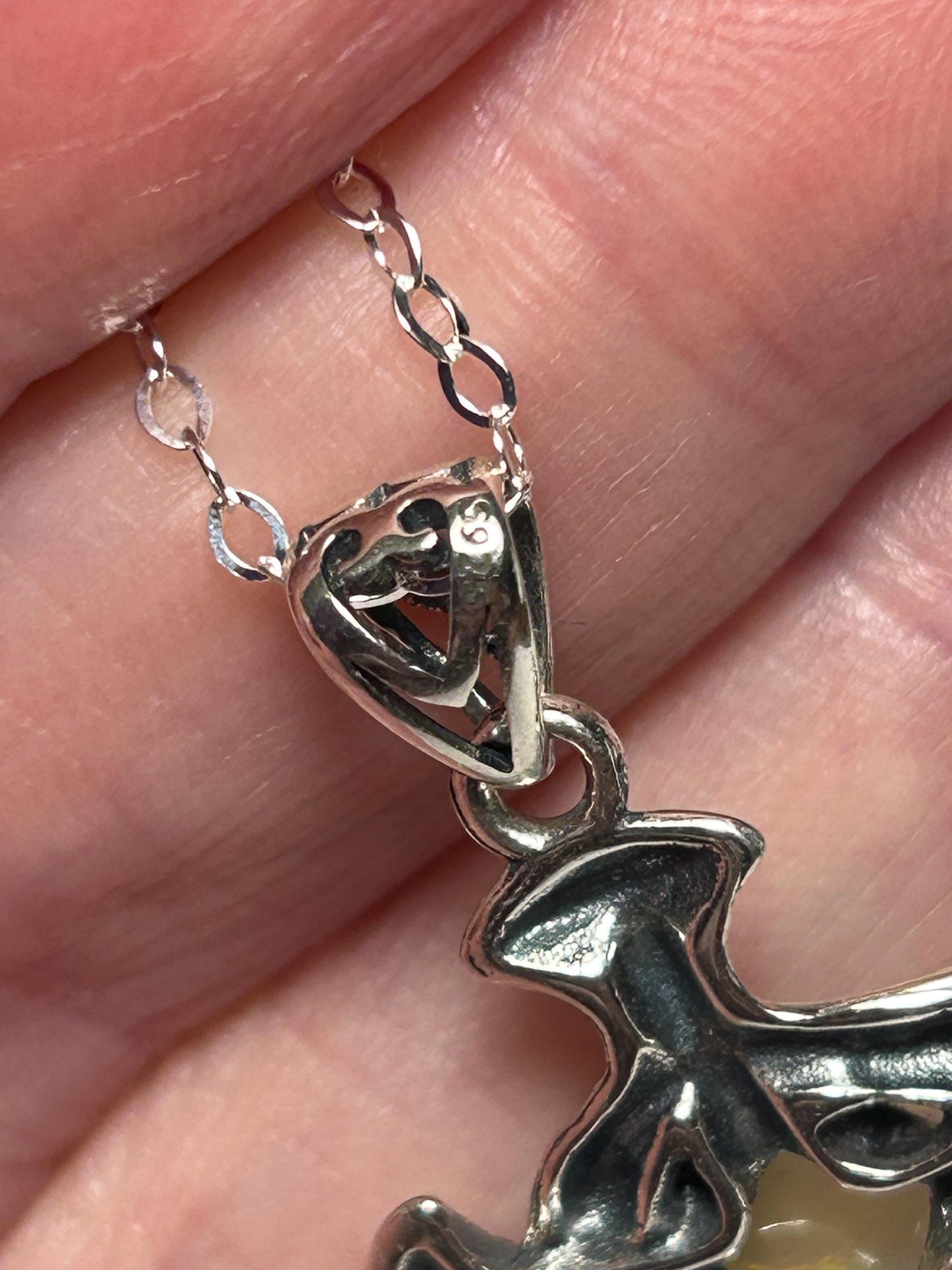 Snake on Celtic Cross Pendant • 925 Sterling Silver • Gift Box