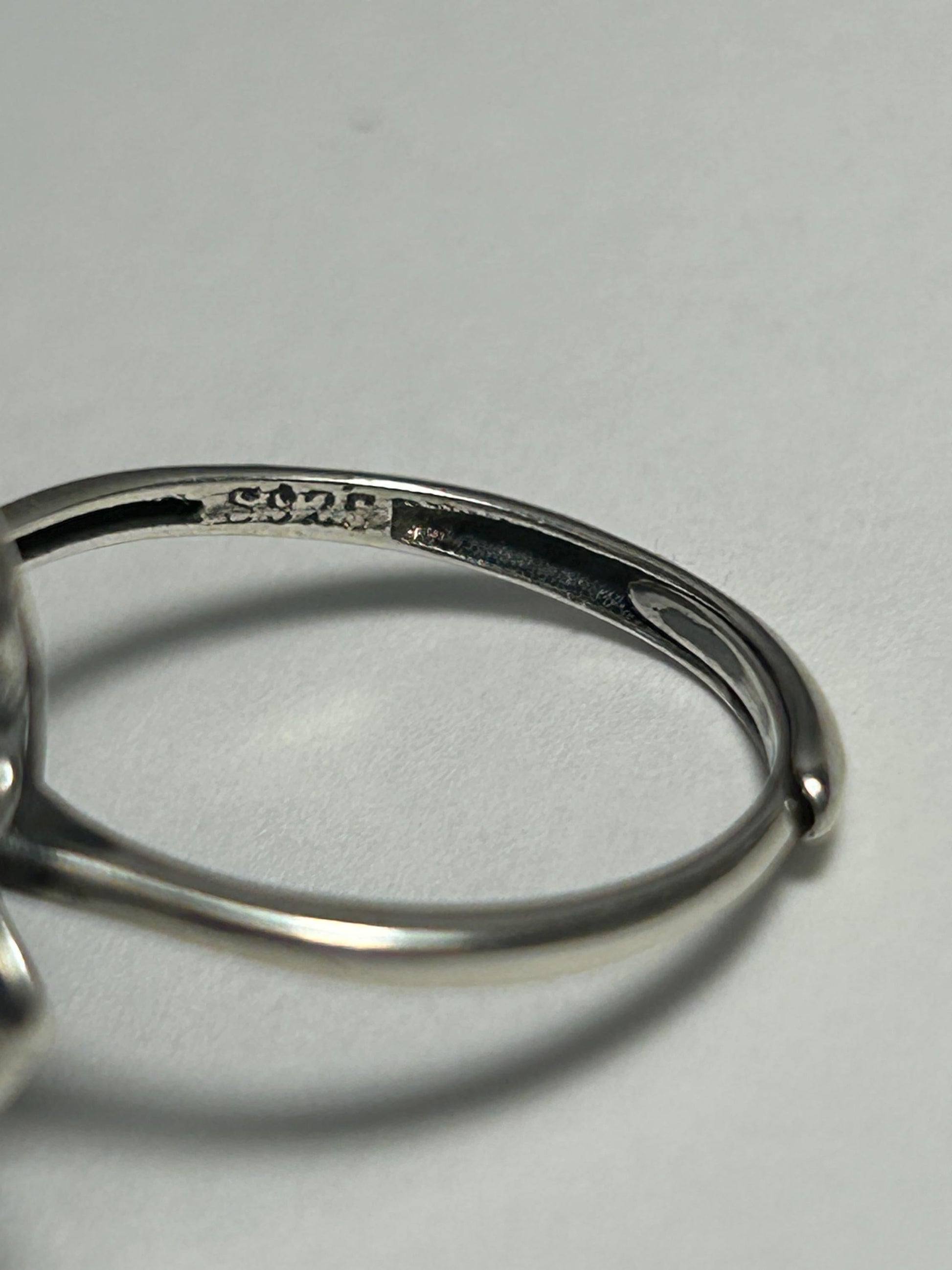 Honey Bee Ring with Lapis Lazuli in 925 Sterling Silver & Adjustable Band Celtic Dragon Jewellery