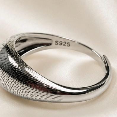 Sterling Silver Tiger's Eye Ring with CZ Accents – Adjustable Goth Statement Jewellery Celtic Dragon Jewellery