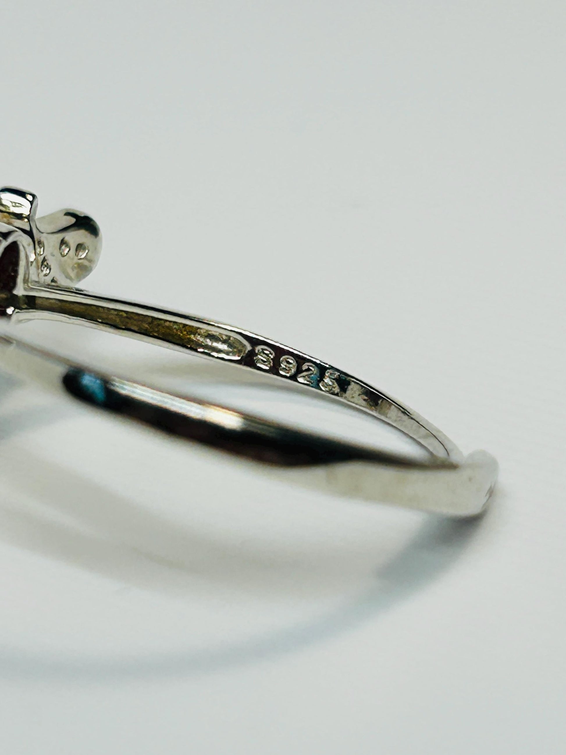 Sterling Silver Dragon Wing Ring with Natural Ruby, Gothic Alternative Engagement Ring Celtic Dragon Jewellery